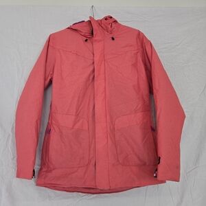 Burton Cadence snowboard jacket in Coral / orange. Size L.